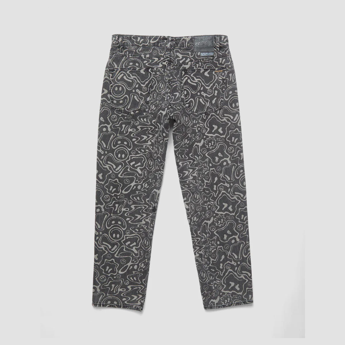 Volcom FA Filip Rygalski Relaxed Fit Jeans Black Print - Image 2