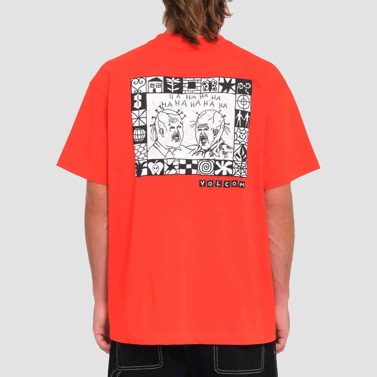 Volcom FA Keutchi 3 T-Shirt Bright Red - Image 2