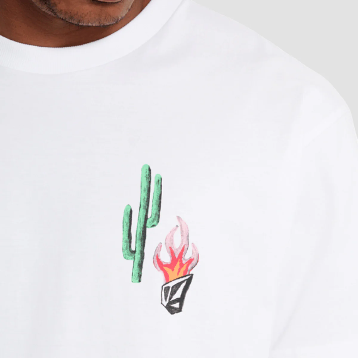 Volcom FA Mickey Mason 2 T-Shirt White - Image 3