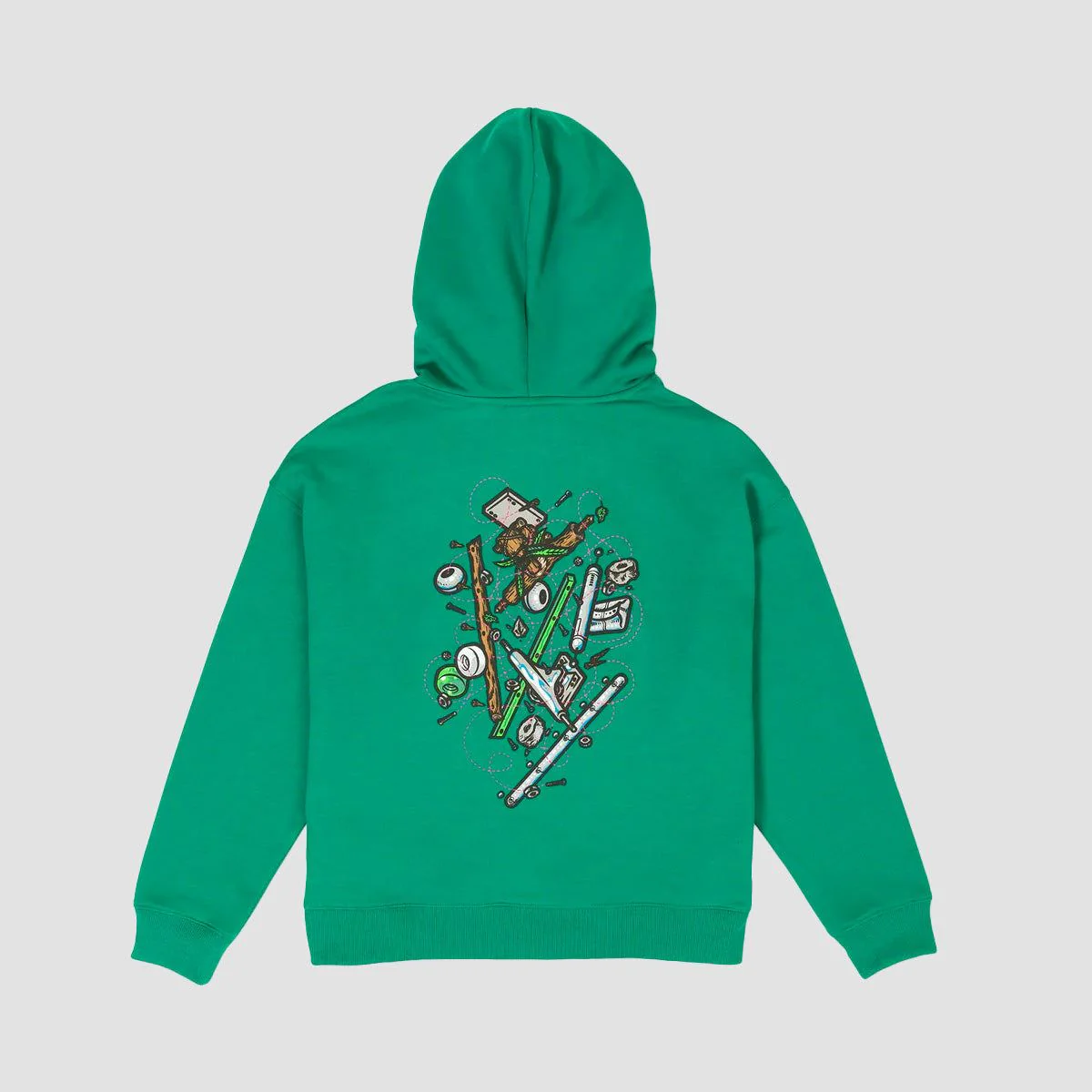 Volcom FA Todd Bratrud Pullover Hoodie Synergy Green - Kids - Image 2
