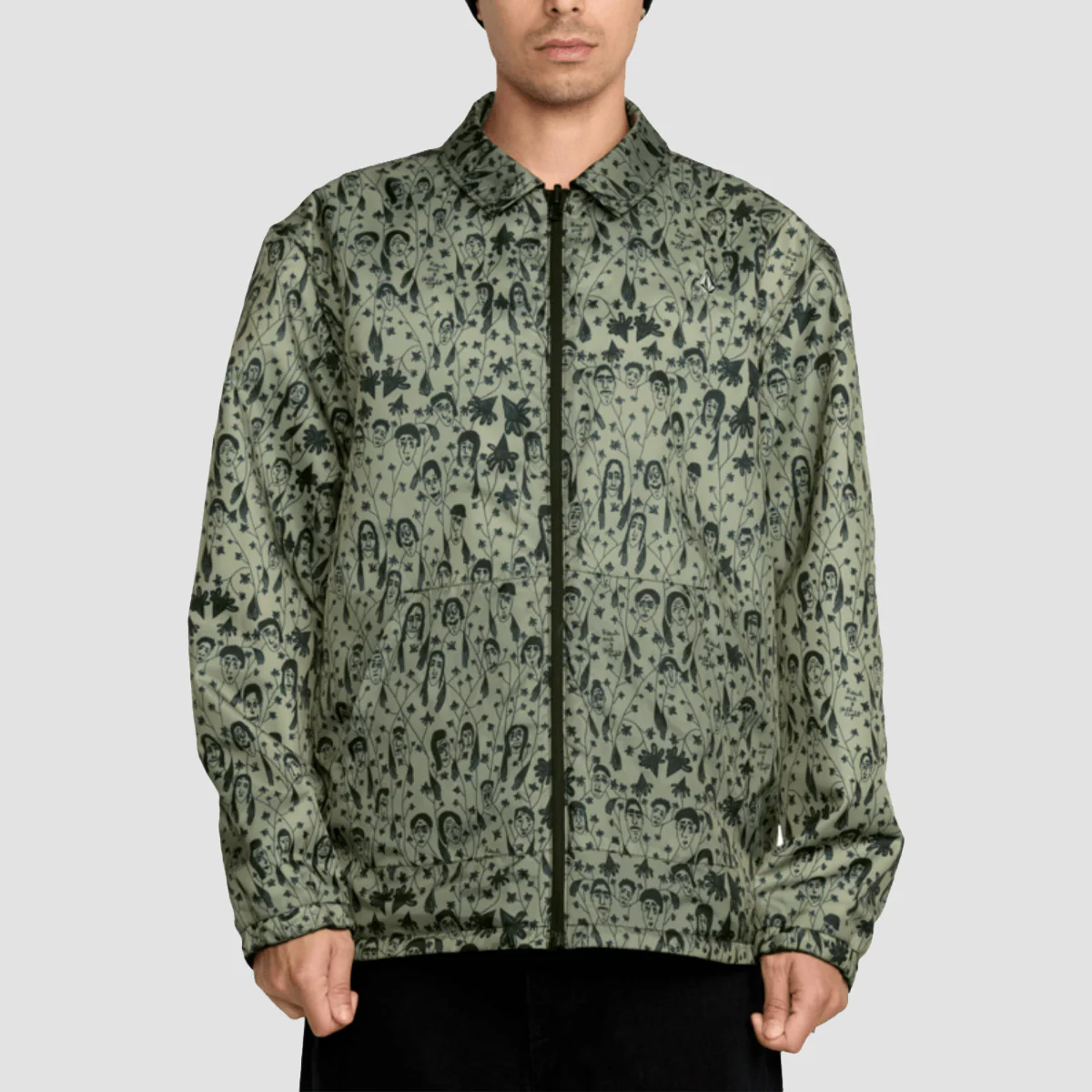 Volcom Fakie Reversible Jacket Black - Image 3