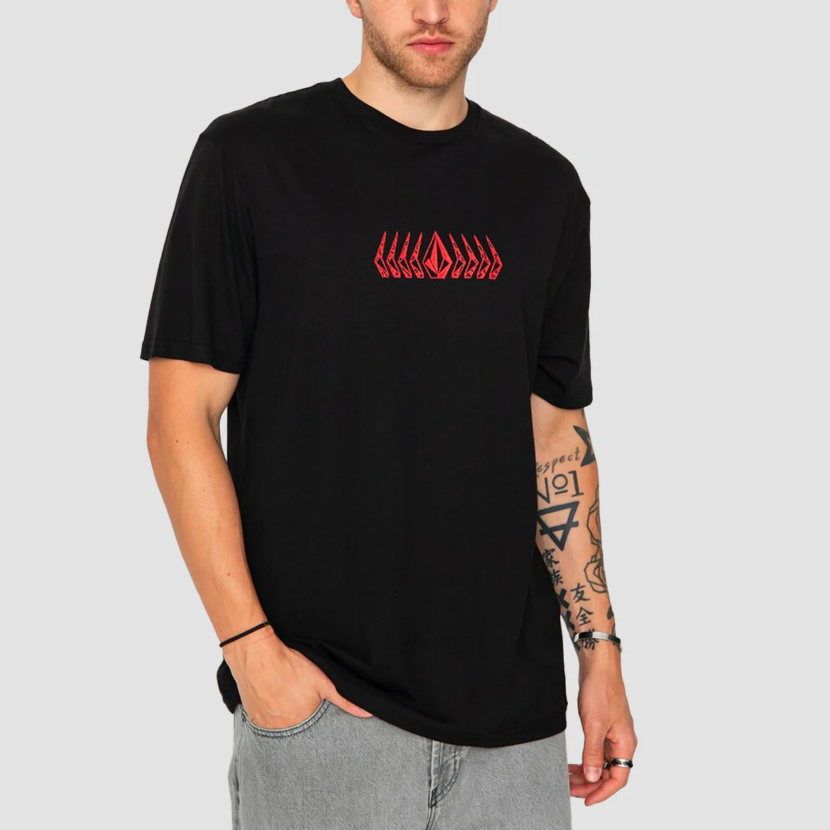 Volcom Faztone T-Shirt Black - Image 2