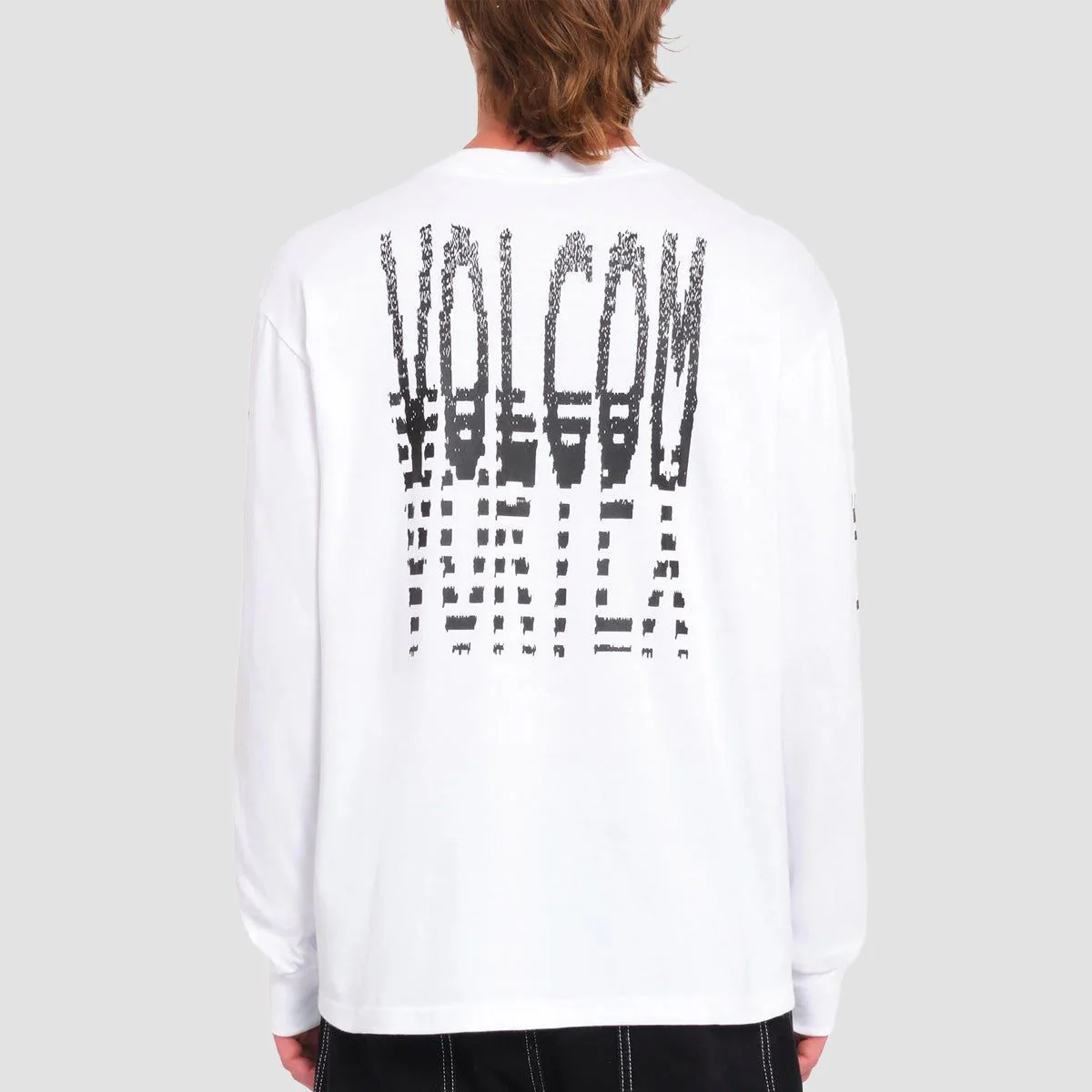 Volcom Fergadelic Longsleeve T-Shirt White - Image 2
