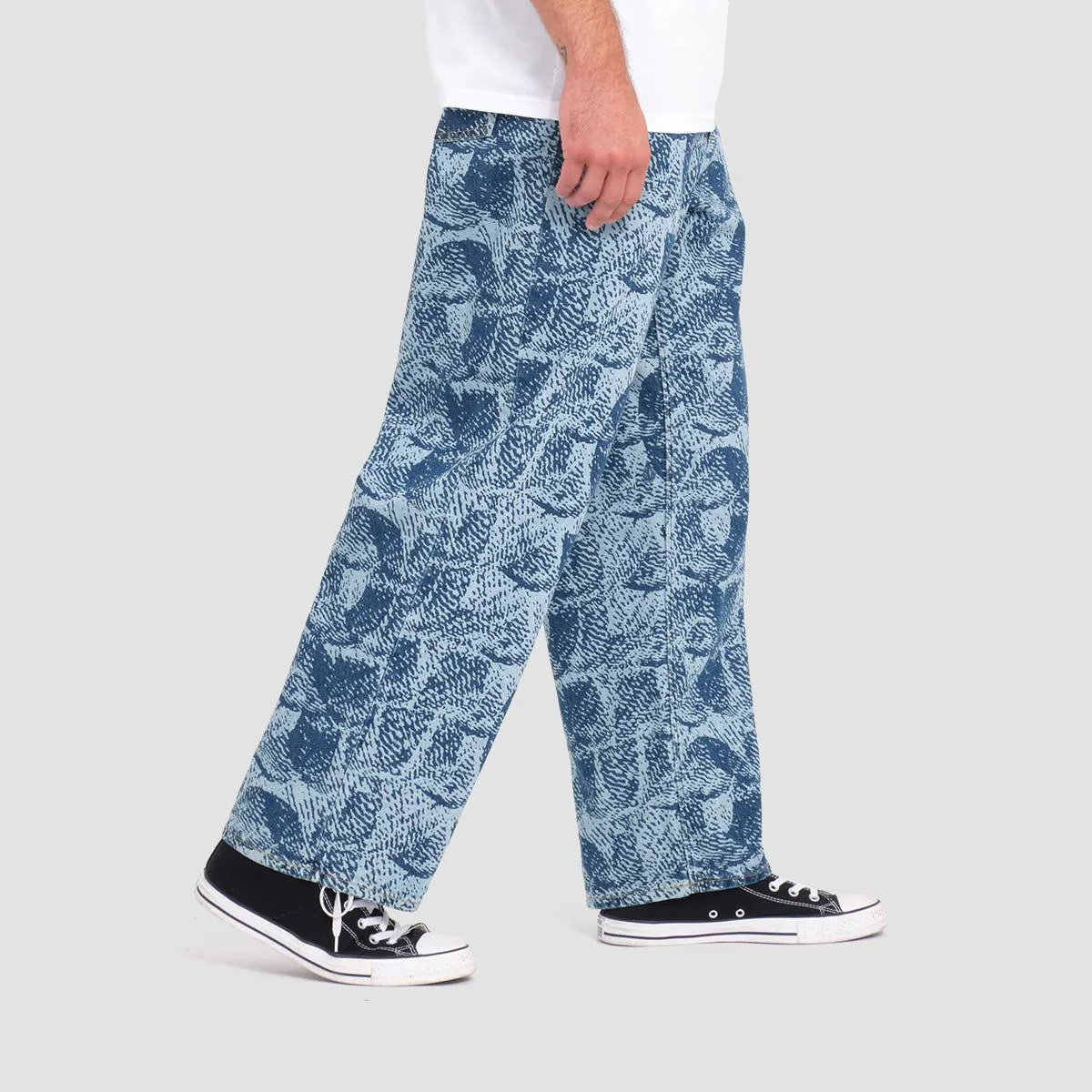 Volcom Fergadelic Loose Fit Jeans Road Sky - Image 2