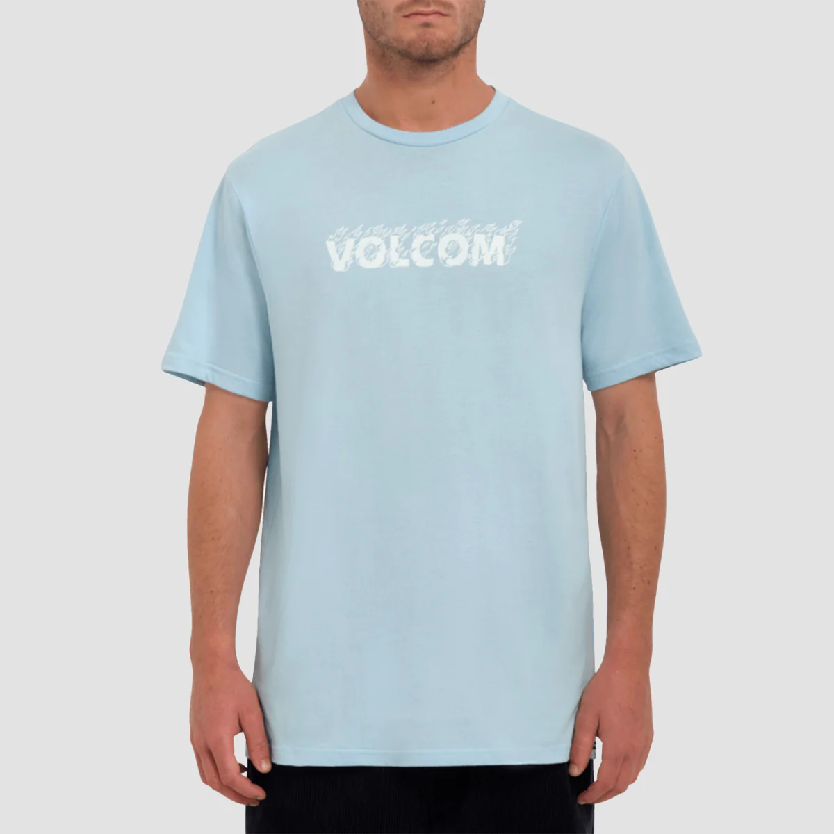 Volcom Firefight T-Shirt Misty Blue - Image 2