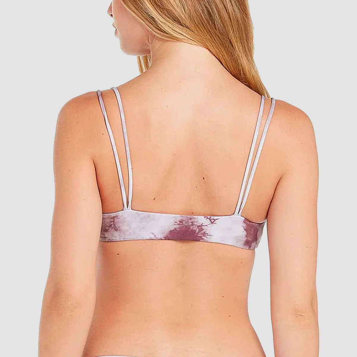 Volcom Follow The Cloud Scoop Bikini Top Eggplant - Womens - Image 2