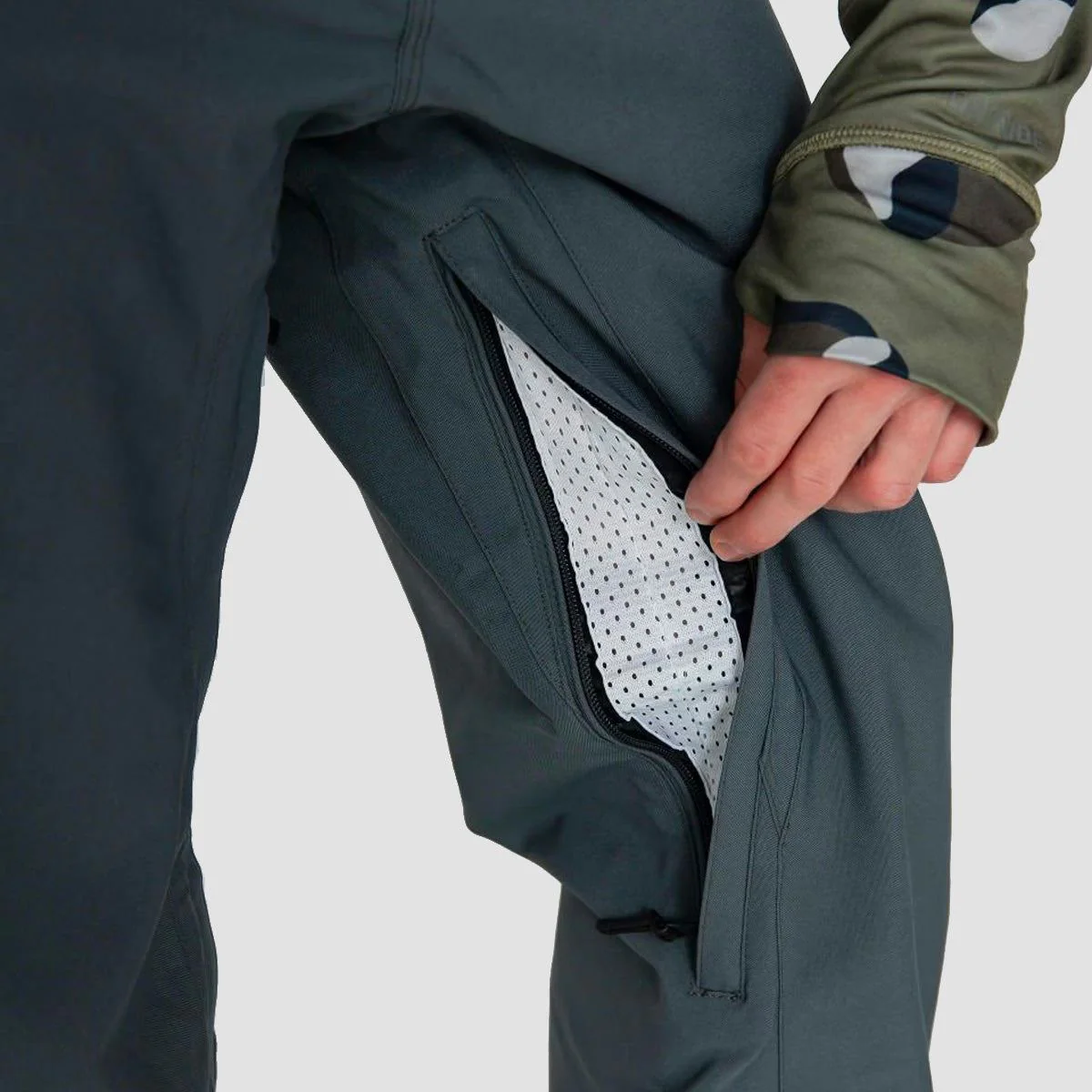 Volcom Freakin Snow Chino Pants Dark Grey - Image 6