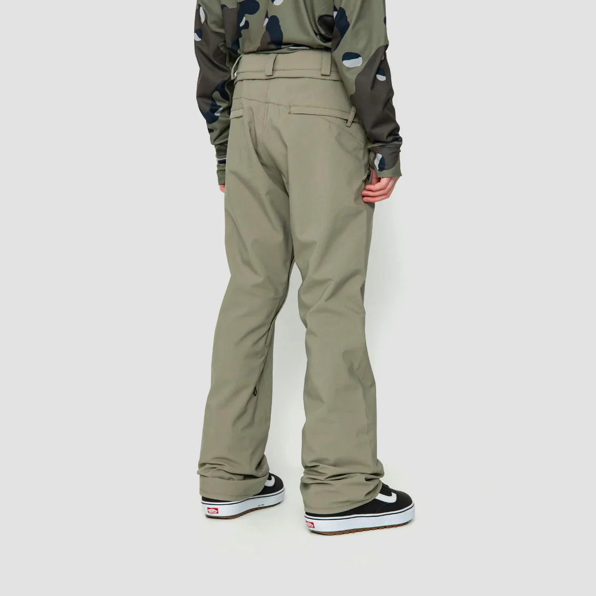 Volcom Freakin Snow Chino Pants Light Military - Image 2