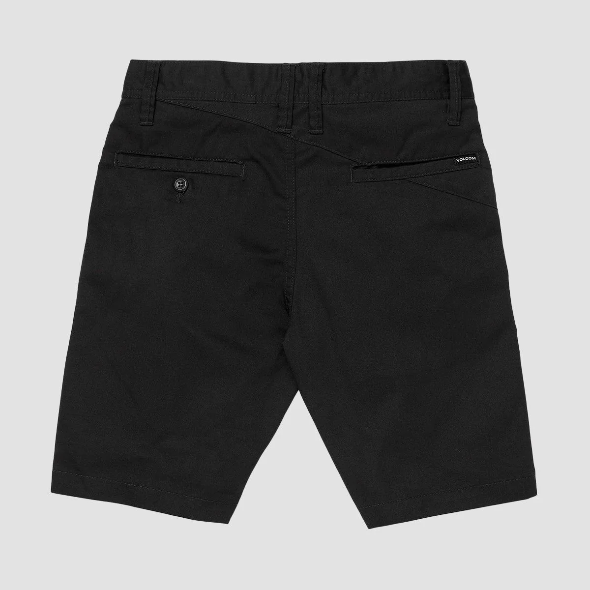 Volcom Frickin 17" Chino Shorts Black - Kids - Image 2