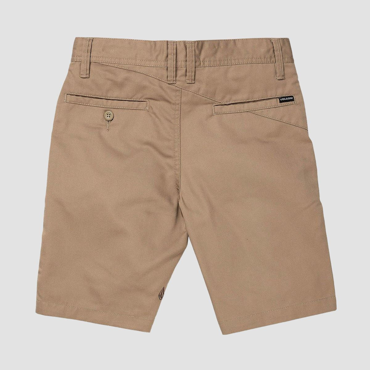Volcom Frickin 17" Chino Shorts Khaki - Kids - Image 2