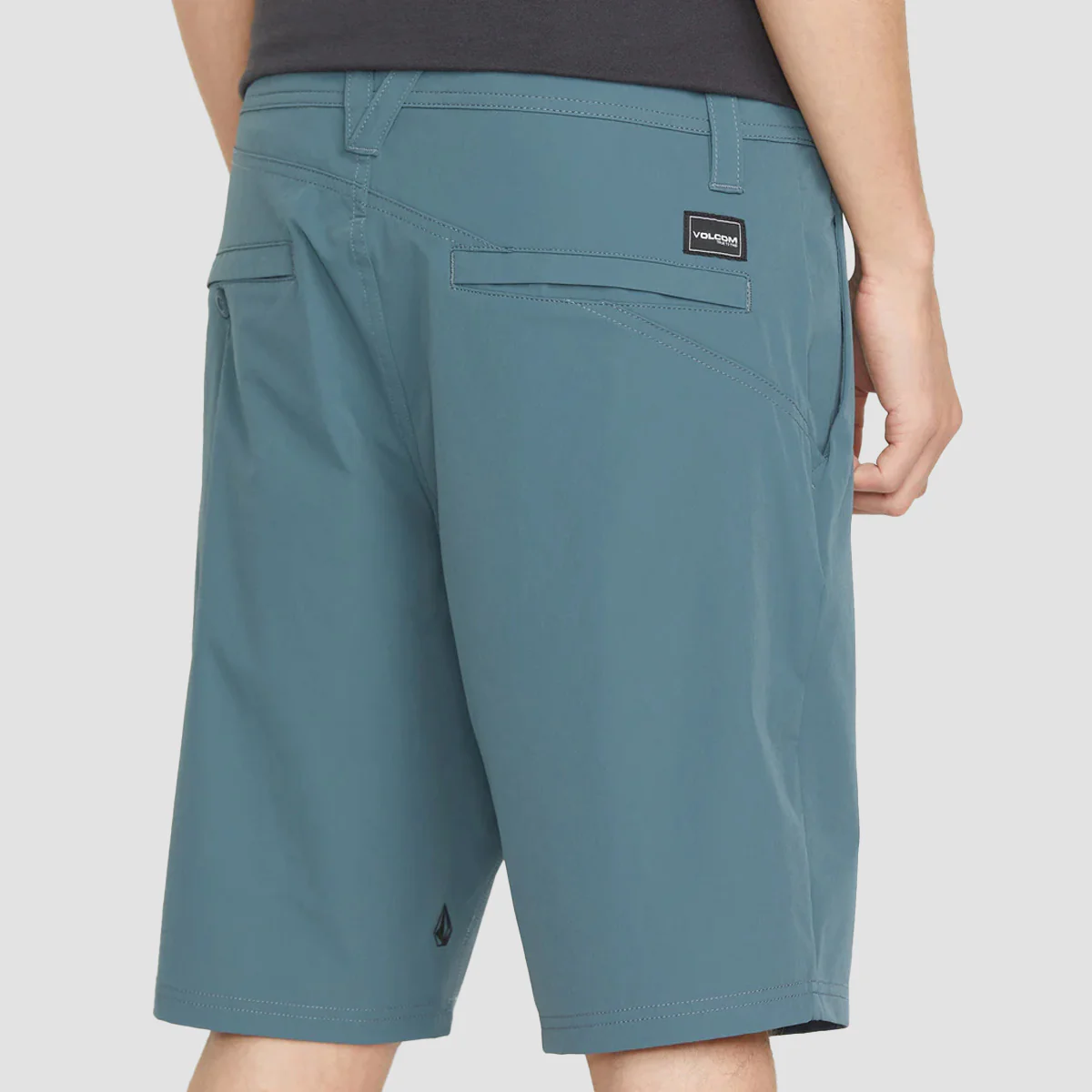 Volcom Frickin Cross Shred 20" Hybrid Shorts Dark Slate - Image 3