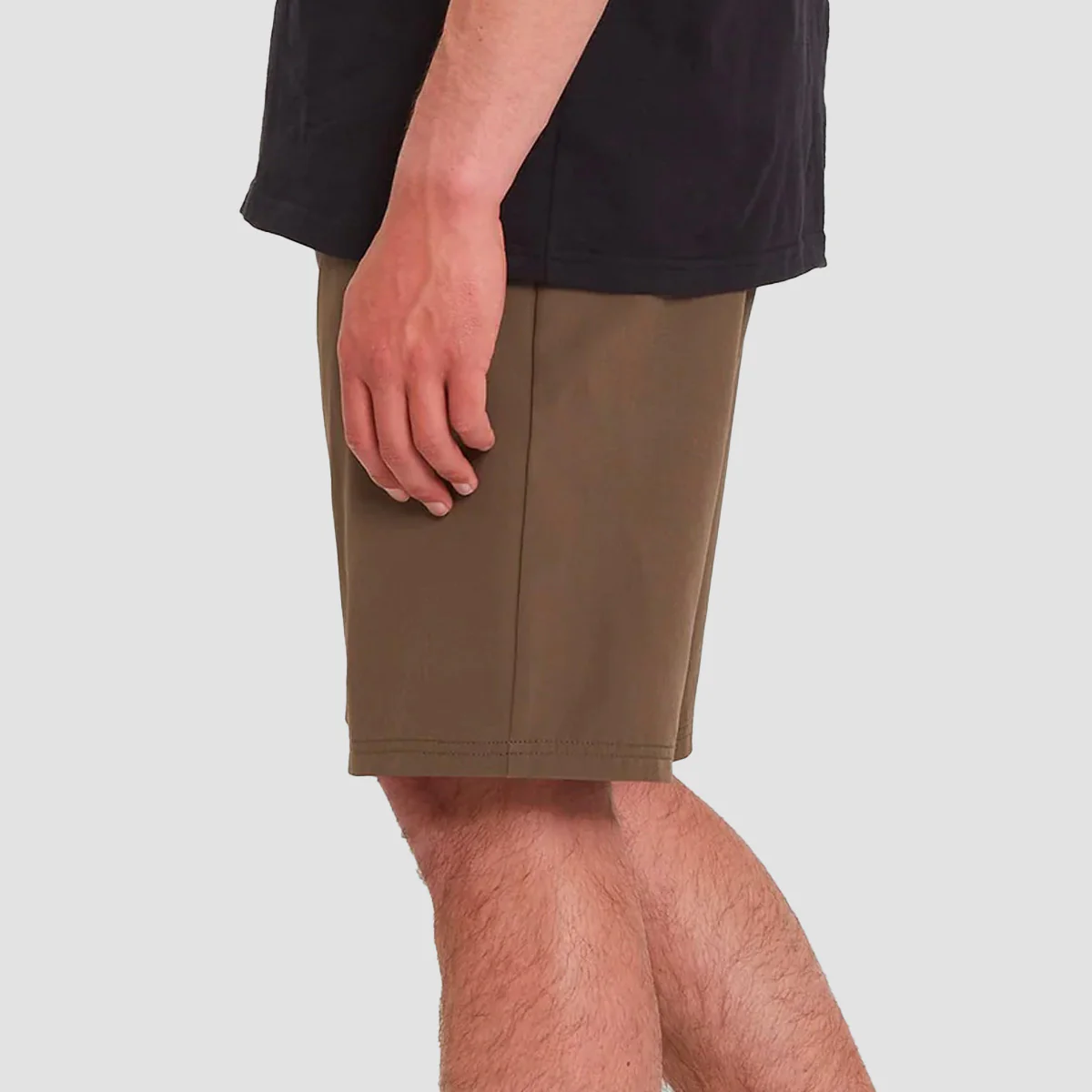 Volcom Frickin Cross Shred 20" Hybrid Shorts Tarmac Brown - Image 2