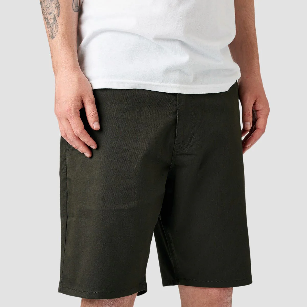 Volcom Frickin Modern Stretch 19" Shorts Rinsed Black - Image 2