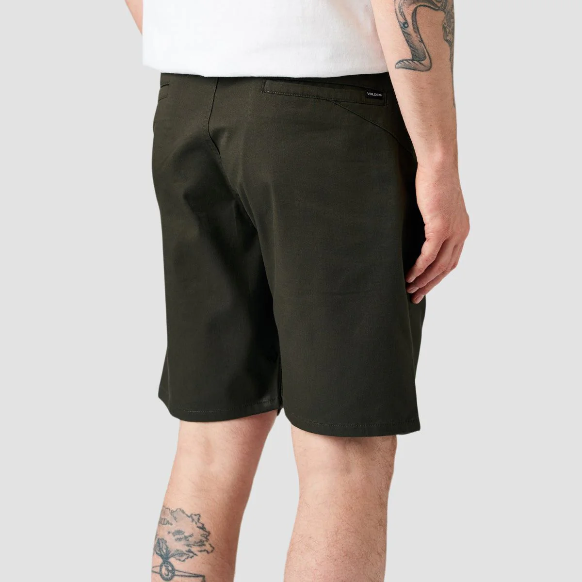 Volcom Frickin Modern Stretch 19" Shorts Rinsed Black - Image 3