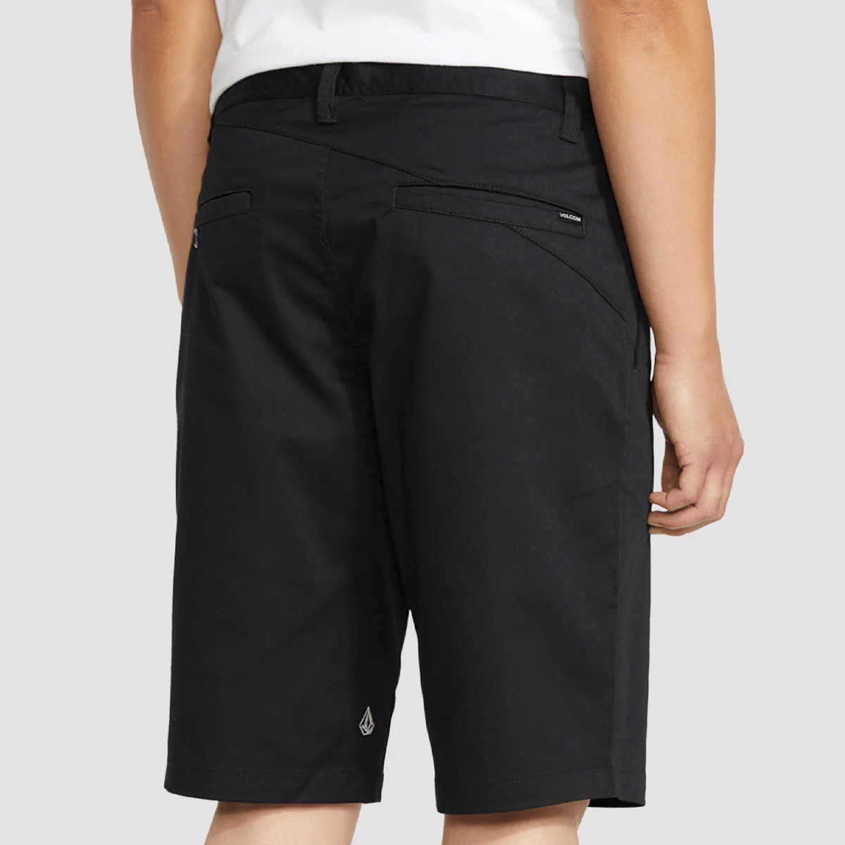 Volcom Frickin Modern Stretch 21" Chino Shorts Black - Image 2