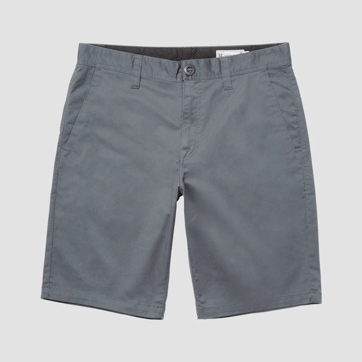 Volcom Frickin Modern Stretch 21" Chino Shorts Dark Slate - Image 3