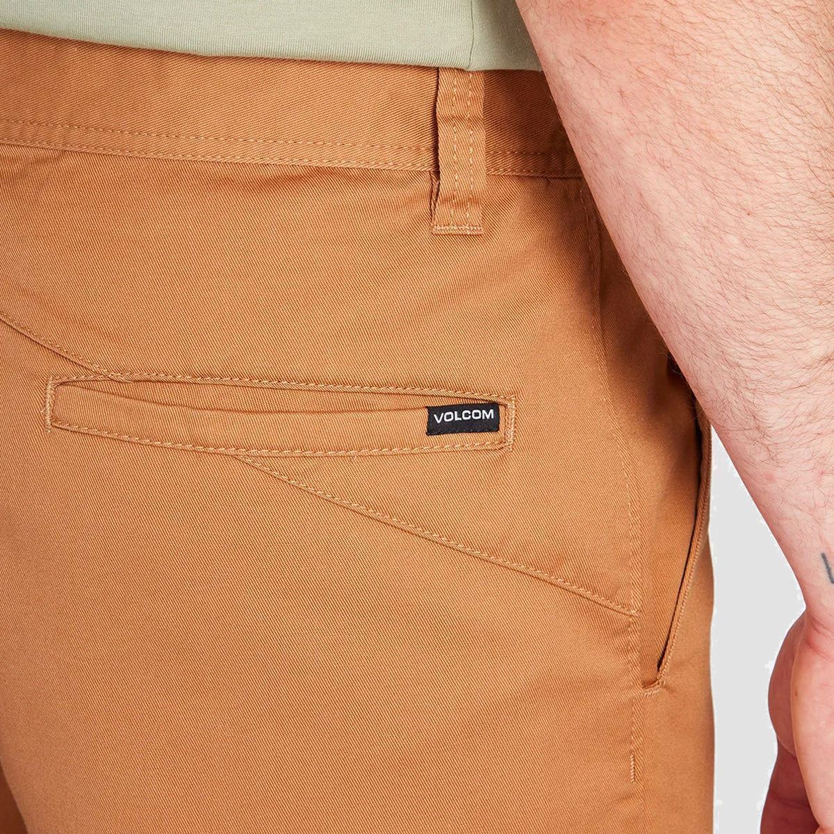 Volcom Frickin Modern Stretch 21" Shorts Tobacco - Image 3
