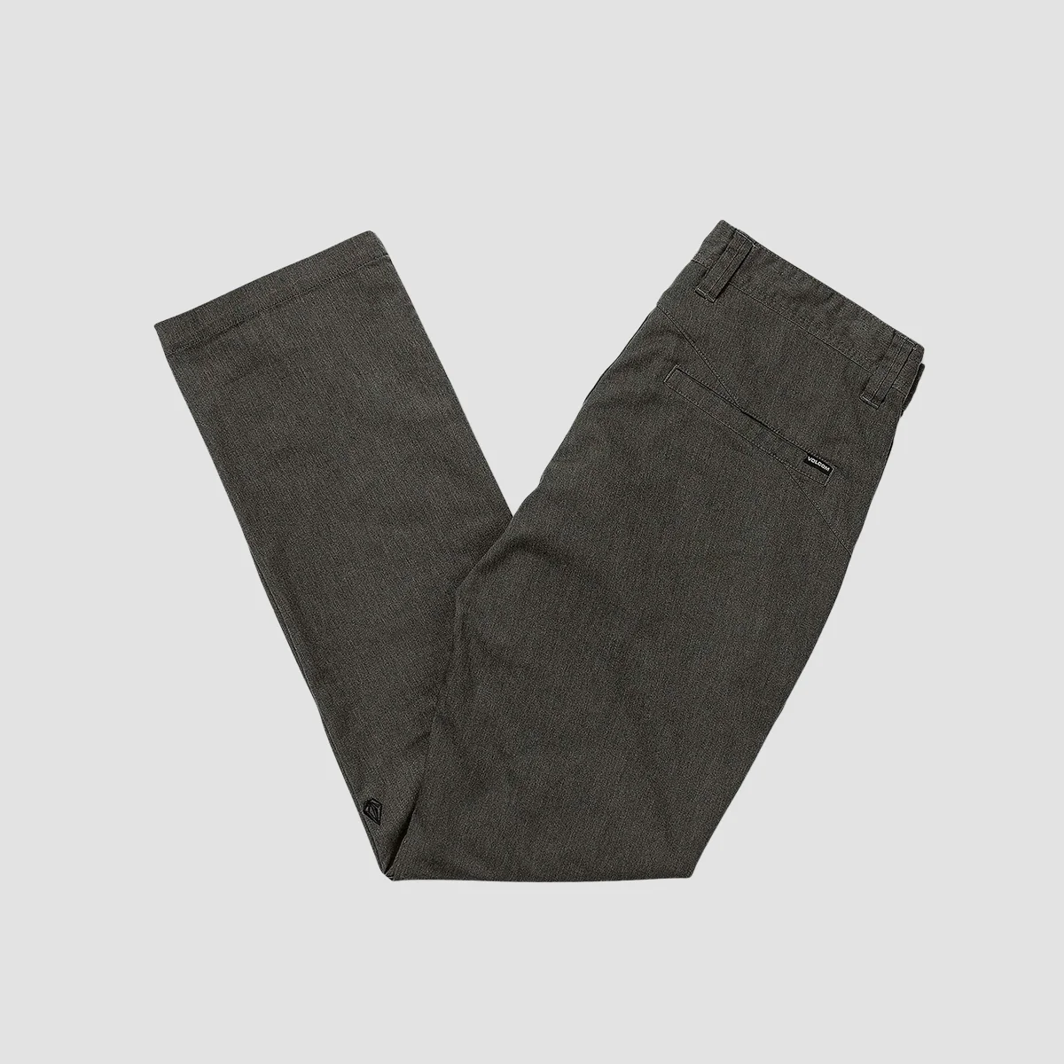 Volcom Frickin Modern Stretch Chino Pants Charcoal Heather - Image 4