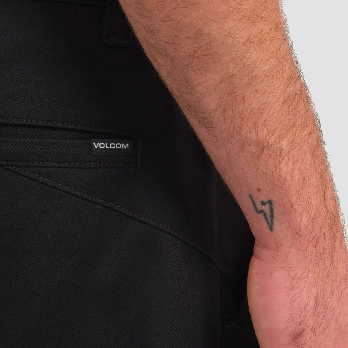 Volcom Frickin Regular Stretch Chino Pants Black - Image 5
