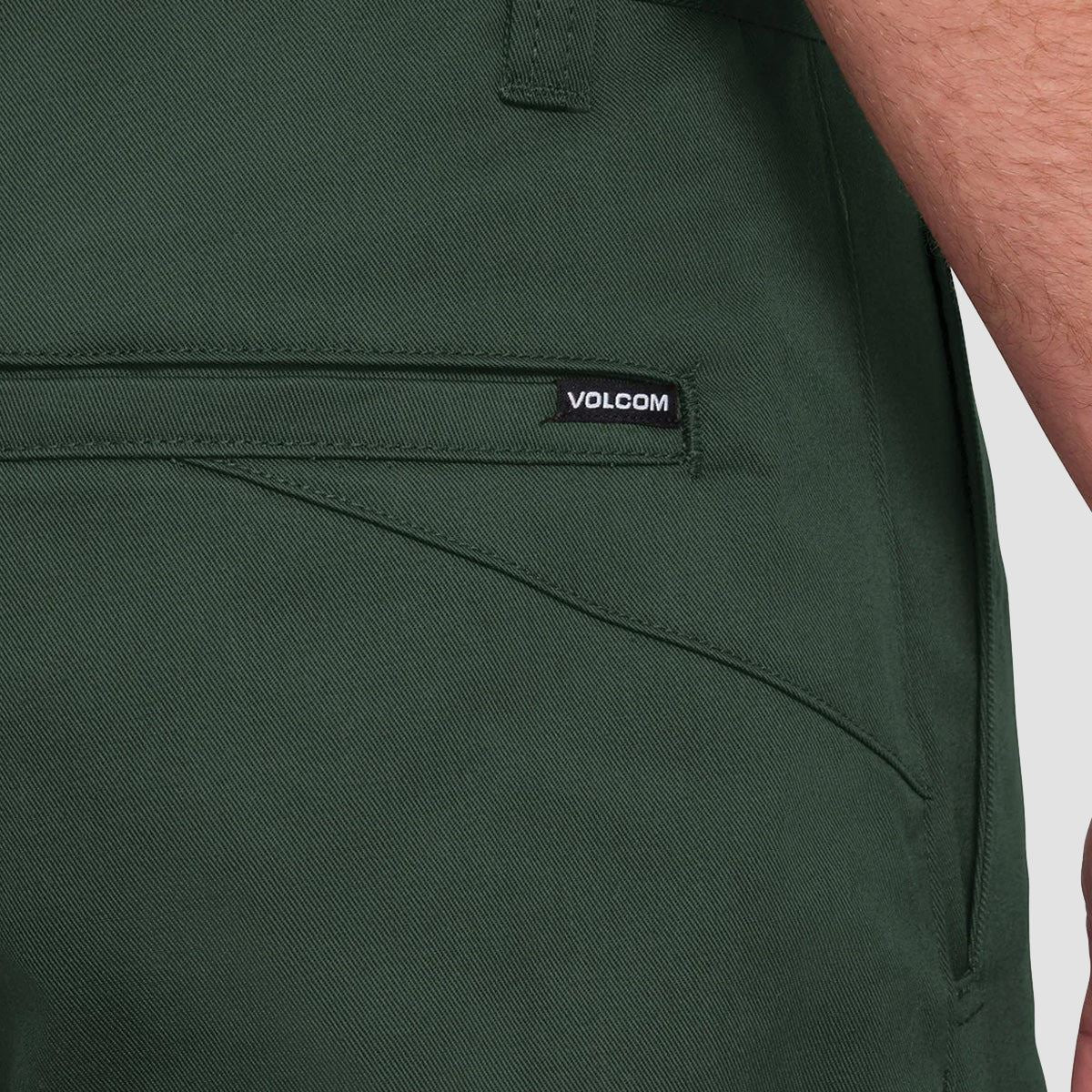 Volcom Frickin Skate Chino Pants Dark Forest - Image 3