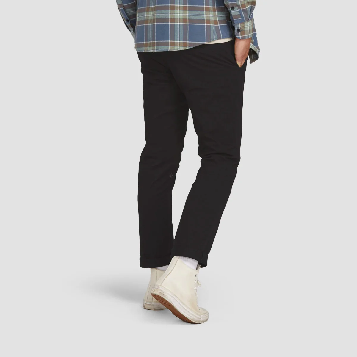 Volcom Frickin Slim Chino Pants Black - Image 2