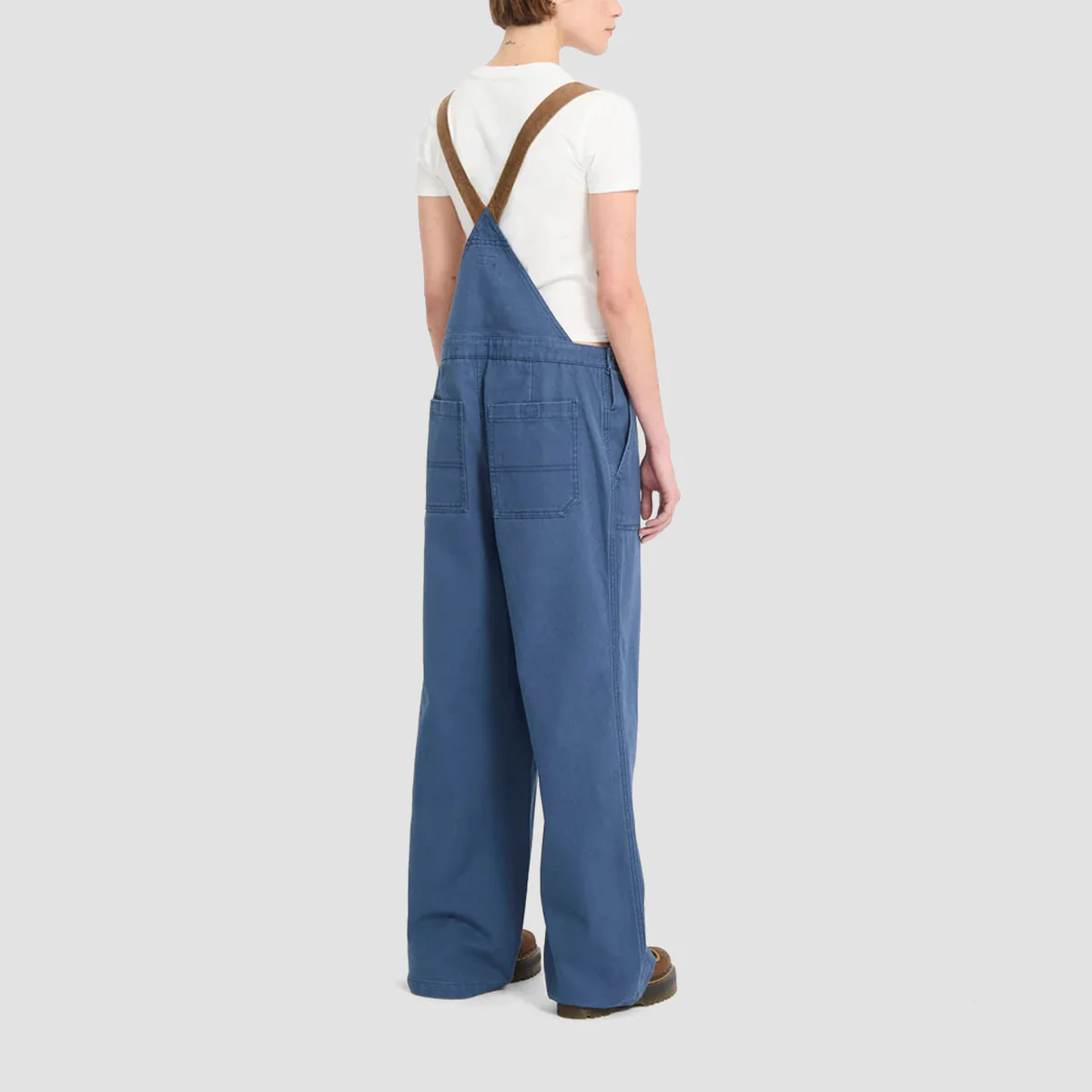 Volcom Full Cut Overalls Harbor Blue - Womens - Image 2