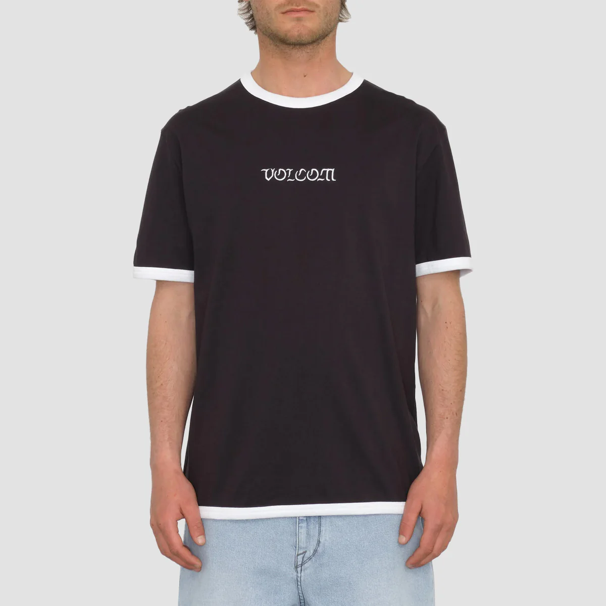 Volcom Fullring Ringer T-Shirt Black