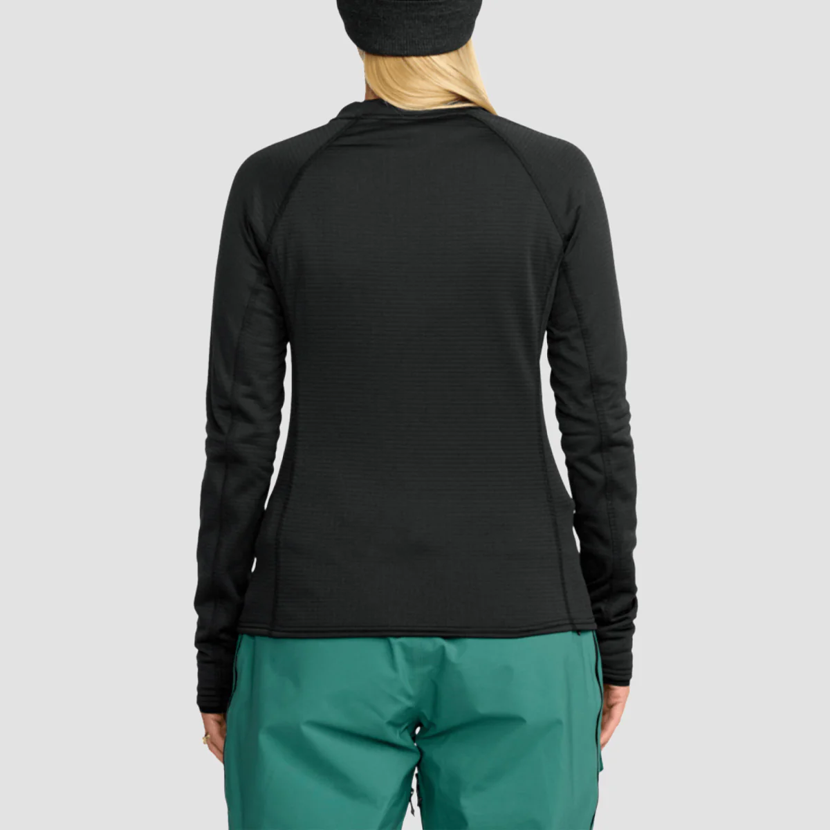 Volcom Gridlock Crew Neck Sweatshirt Black - Womens - Image 2
