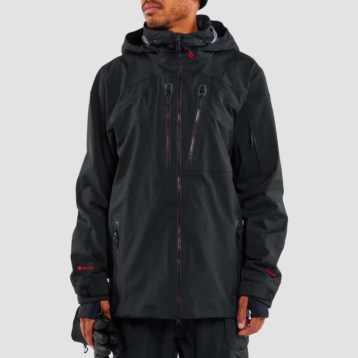Volcom Guch Stretch Gore Snow Jacket Black