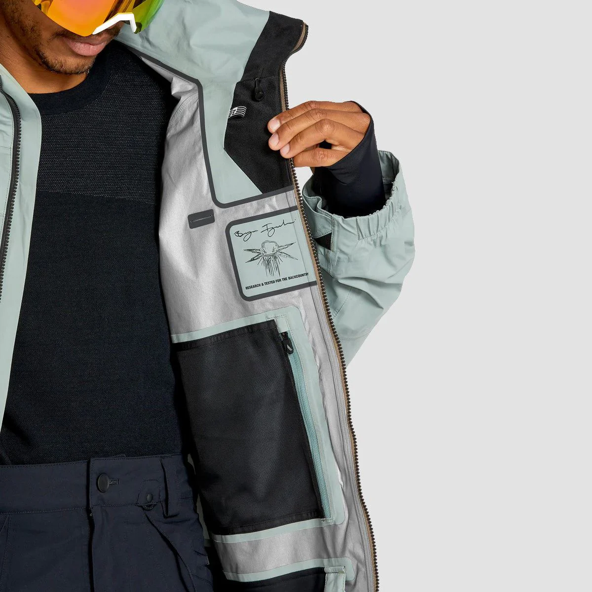 Volcom Guch Stretch Gore-Tex Snow Jacket Agave - Image 3
