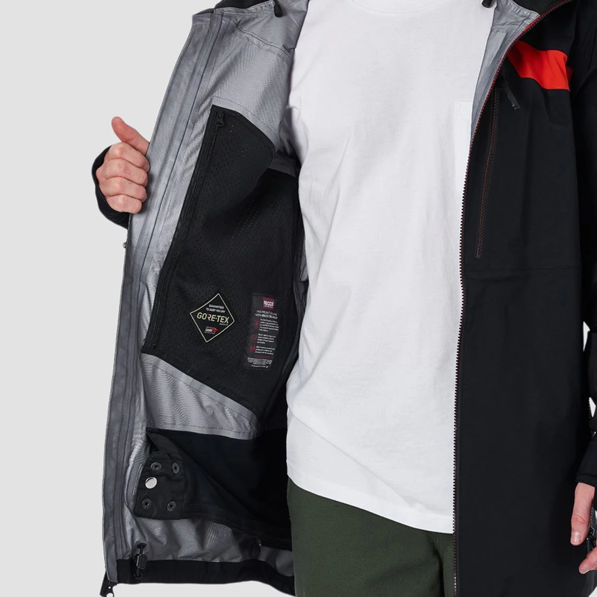 Volcom Guch Stretch Gore-Tex Snow Jacket Black - Image 7