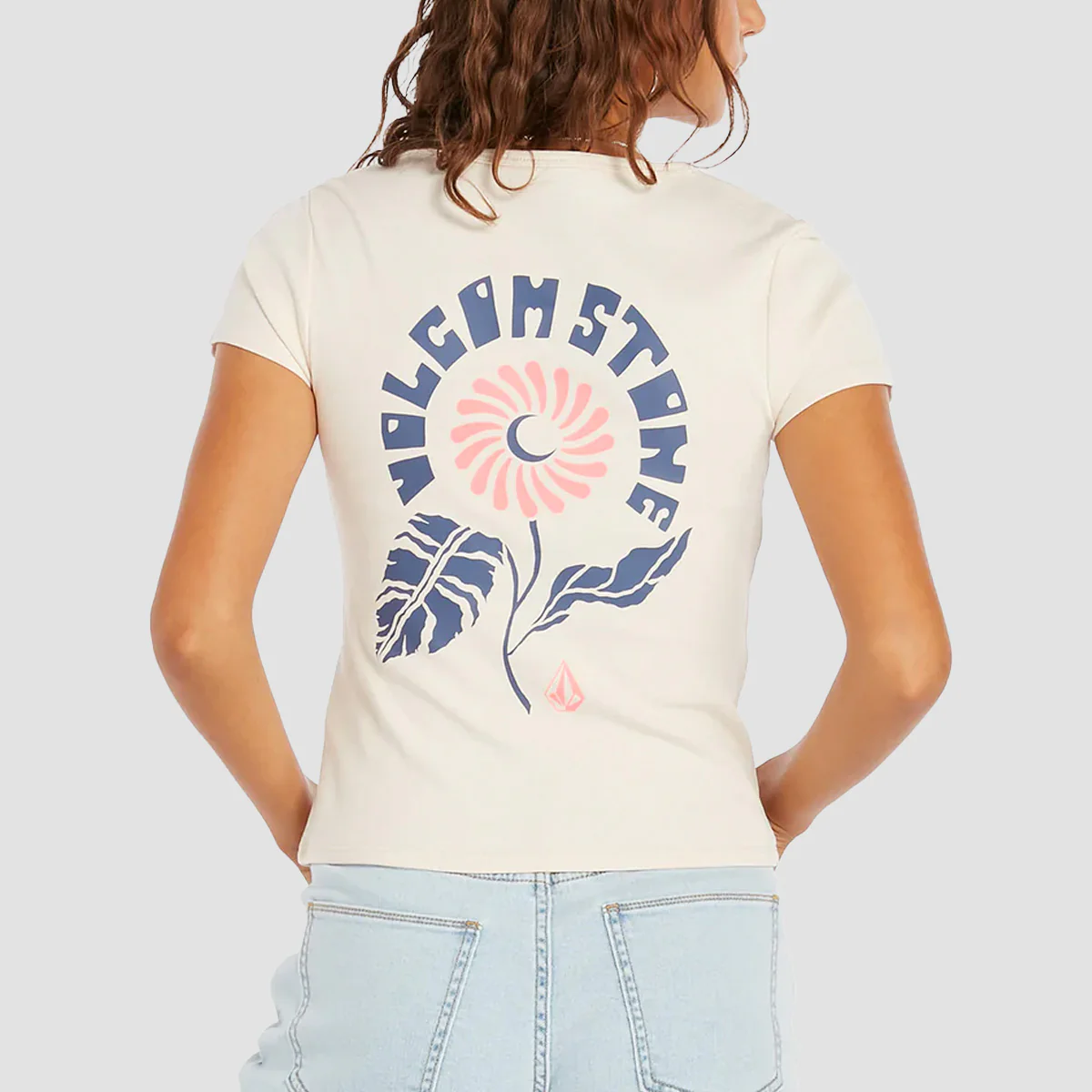 Volcom Have A Clue T-Shirt Sand - Womens - Image 2