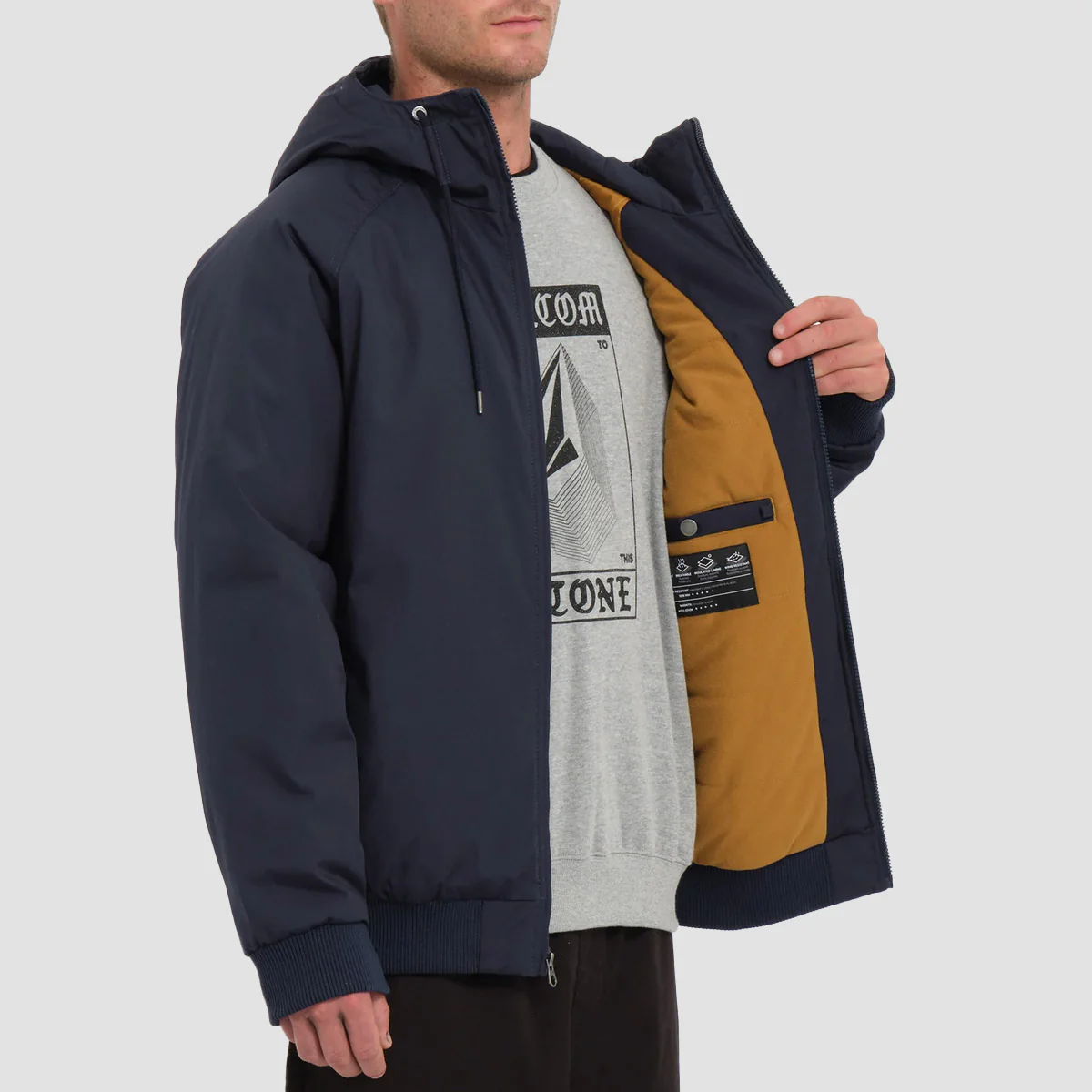 Volcom Hernan 10K Jacket Navy - Image 3