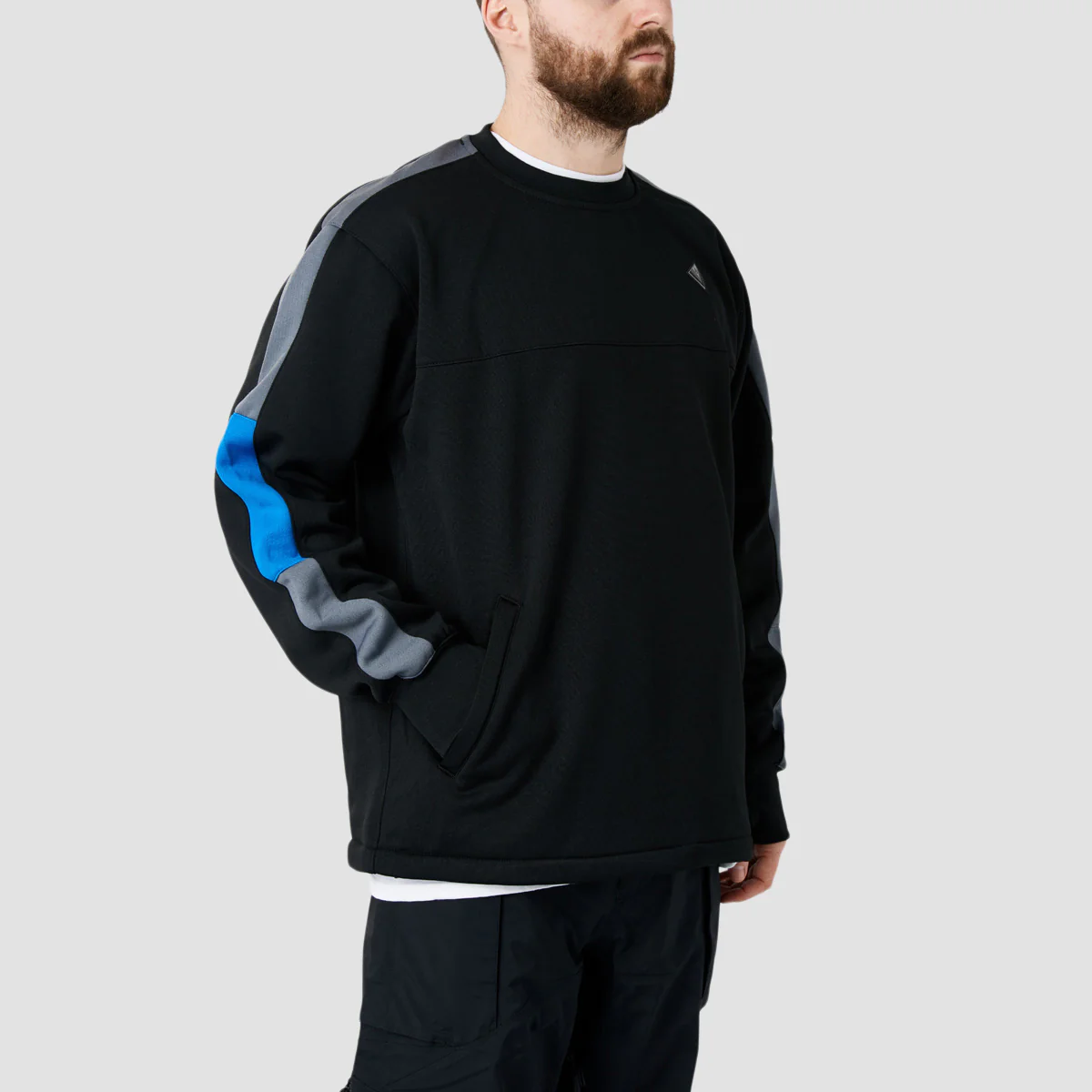 Volcom Hydro Riding Snow Crew Sweat Black - Image 3