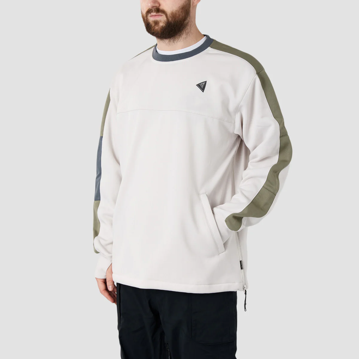 Volcom Hydro Riding Snow Crew Sweat Ice - Image 3
