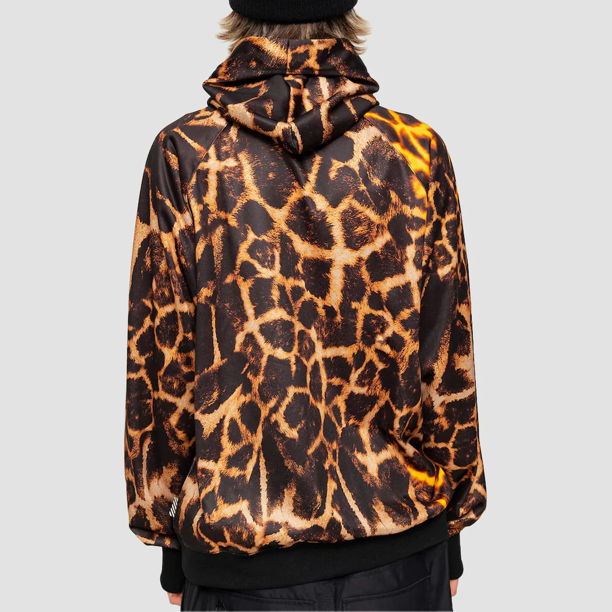 Volcom Hydro Riding Snow Pullover Hoodie Gold Giraffe - Image 2