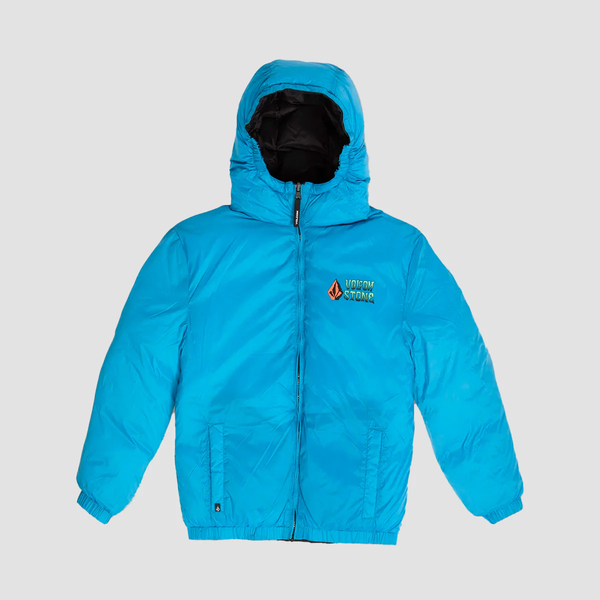 Volcom Iconic Stoned Reversible Jacket Black - Kids - Image 2