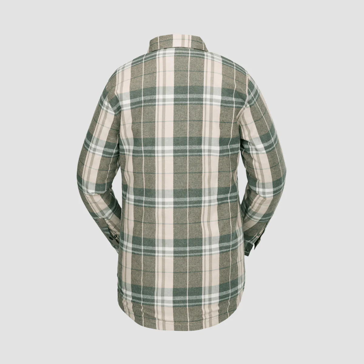 Volcom Ins Riding Flannel Jacket Sand - Womens - Image 2