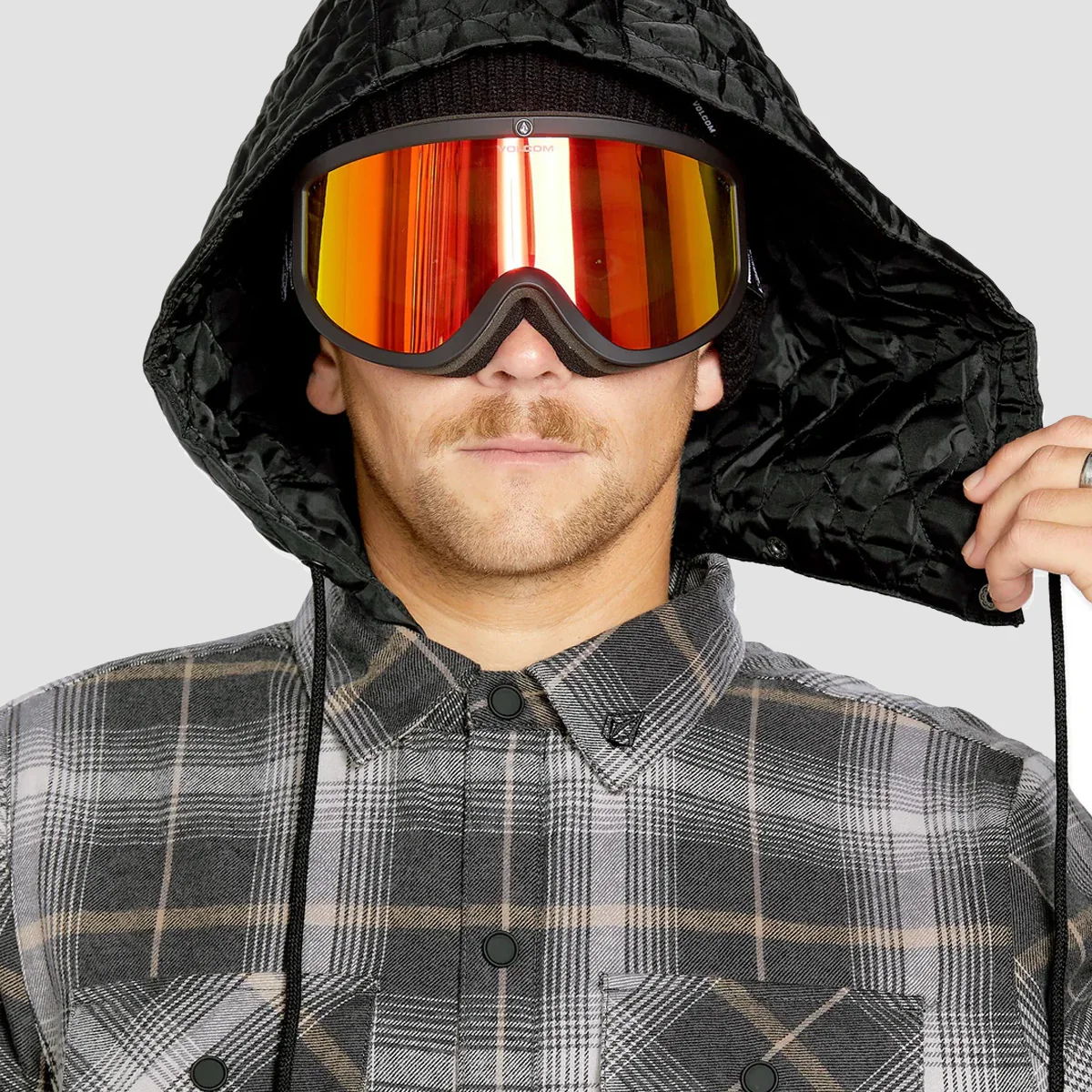 Volcom Ins Riding Flannel Stone - Image 3