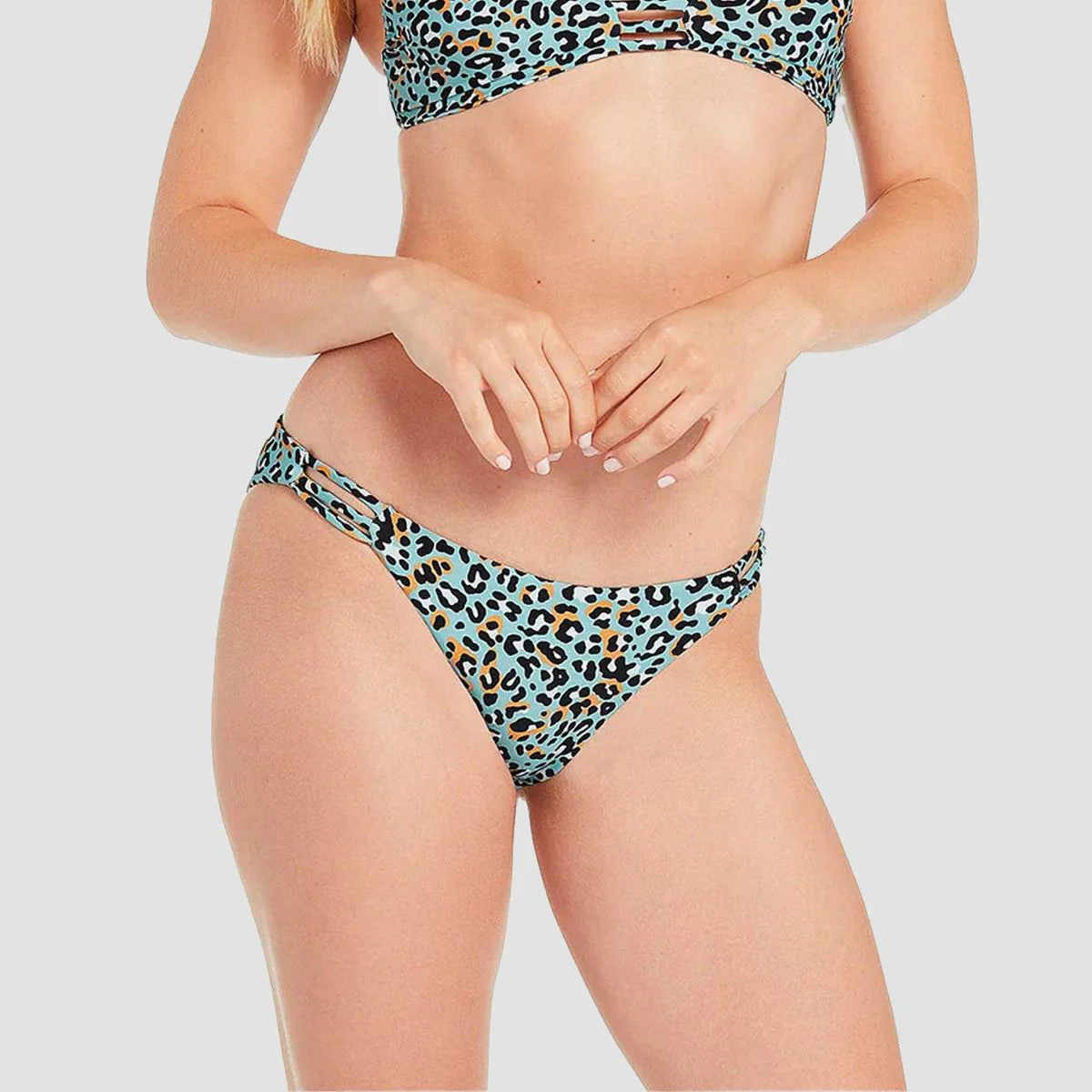 Volcom Just Spotted Hipster Bikini Bottom Aqua - Womens - Image 2