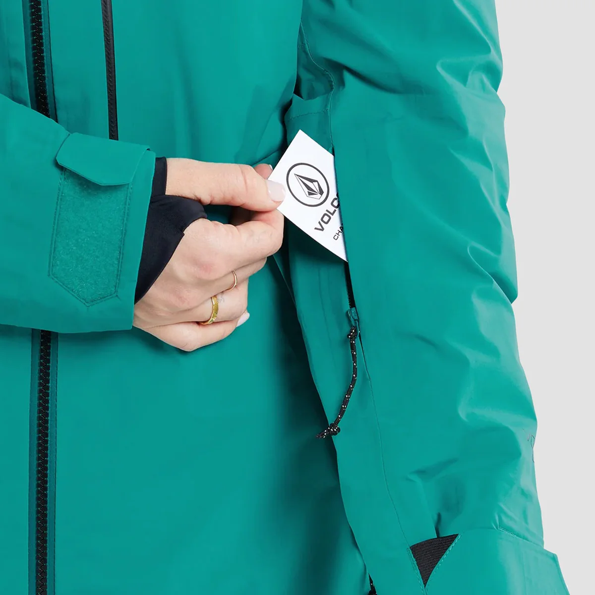 Volcom Koa TDS Inf Gore-Tex Snow Jacket Vibrant Green - Womens - Image 3