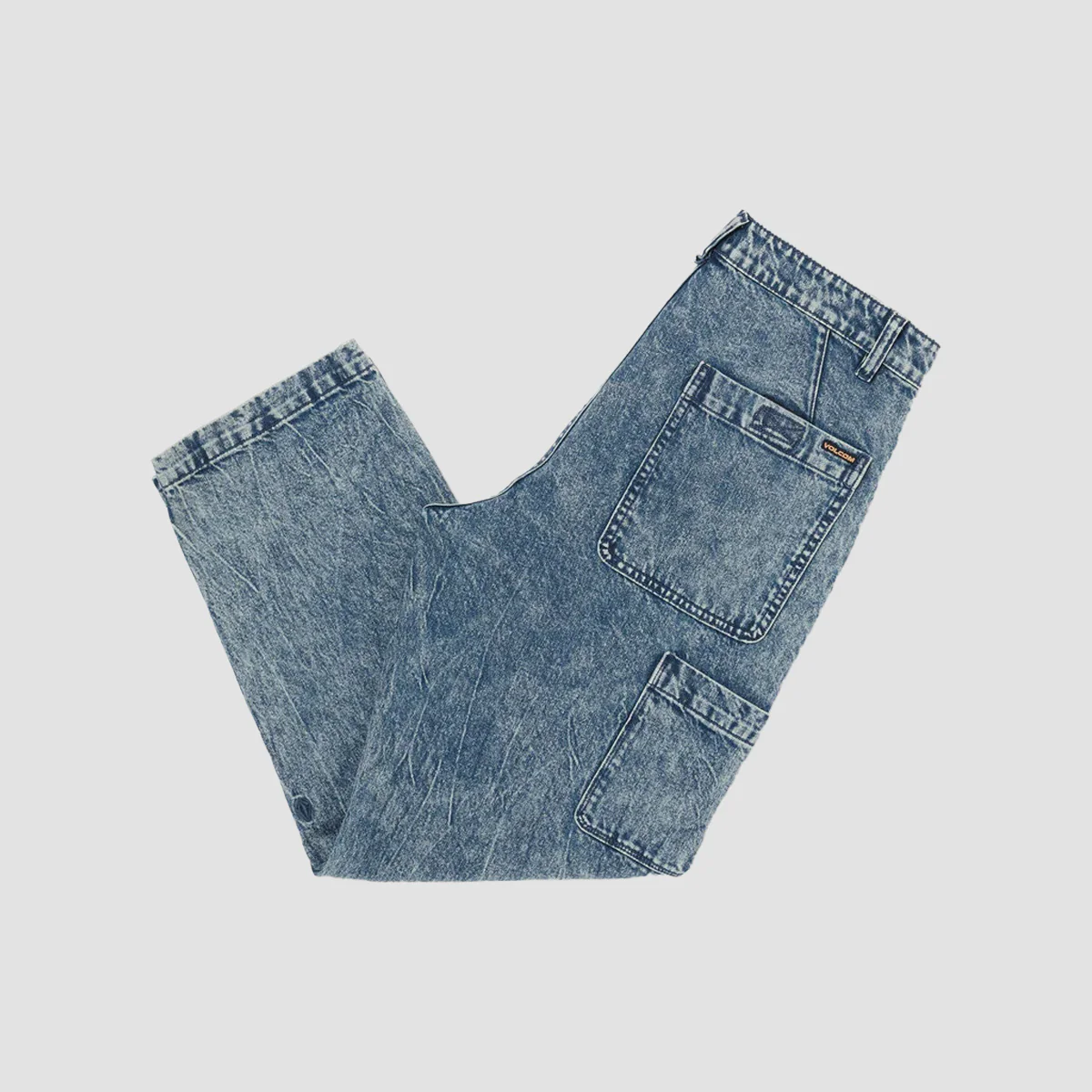 Volcom Kraftsman II Loose Fit Jeans Sea Spray - Image 4