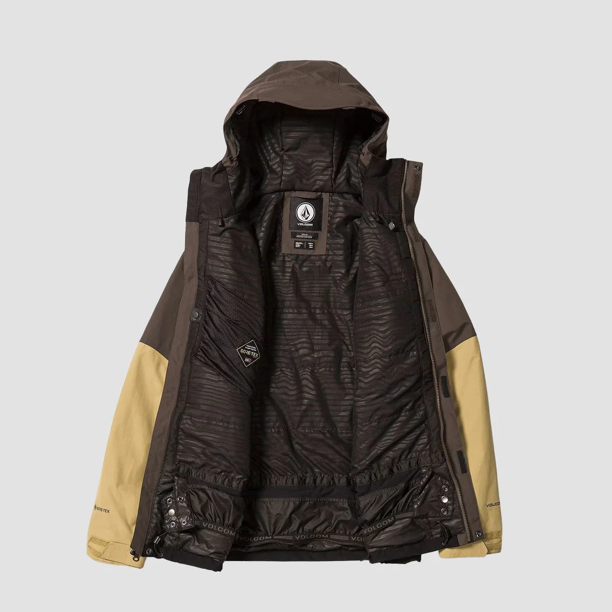 Volcom L Gore-Tex Snow Jacket Brown - Image 3