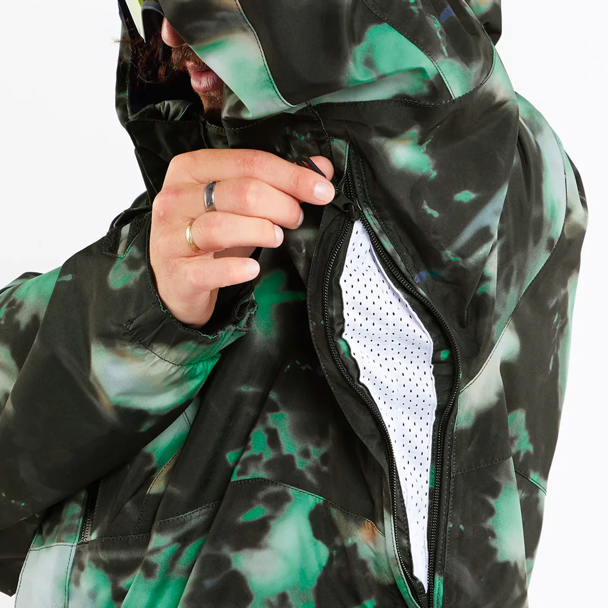 Volcom L Gore-Tex Snow Jacket Spritz Black - Image 4