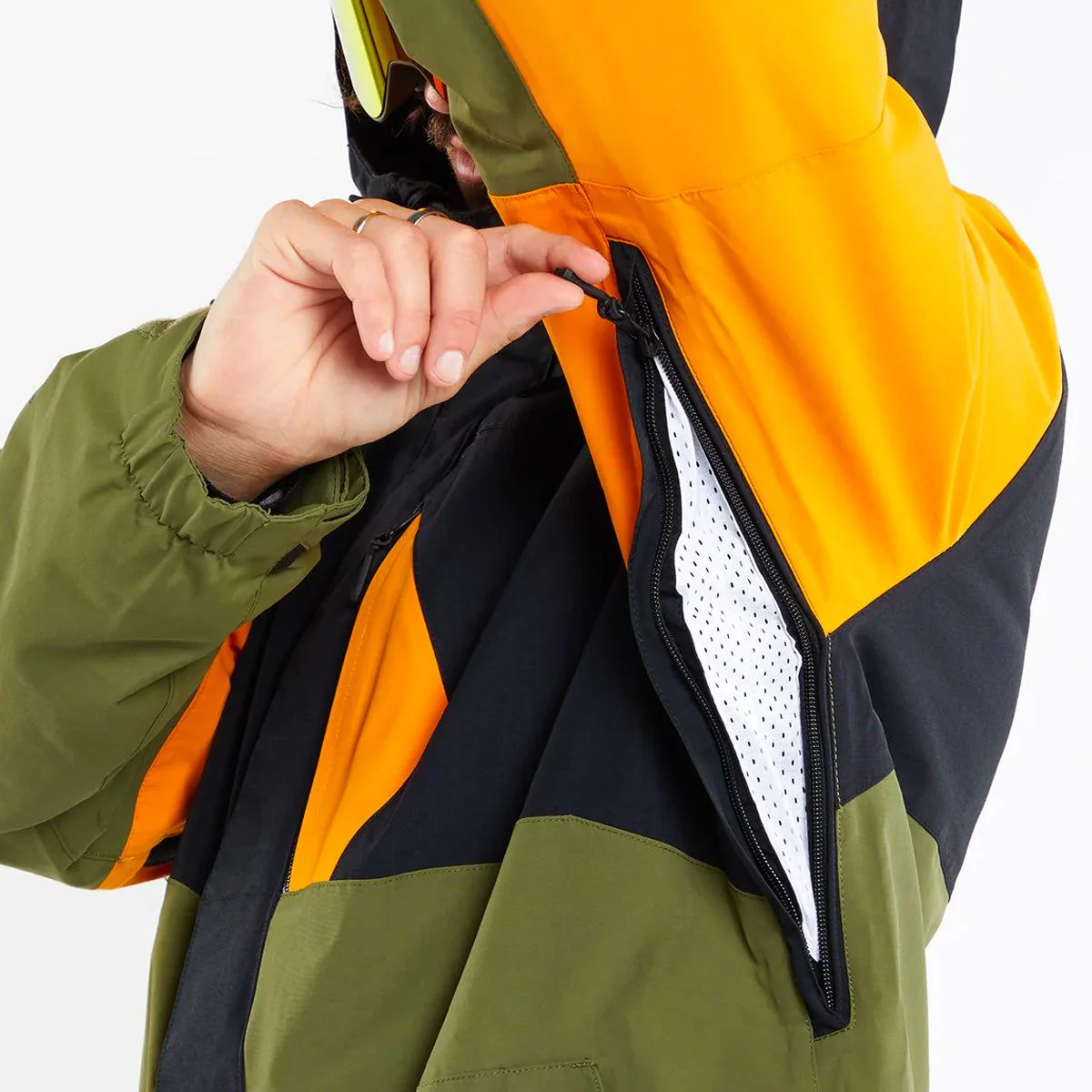Volcom L Ins Gore-Tex Snow Jacket Gold - Image 3