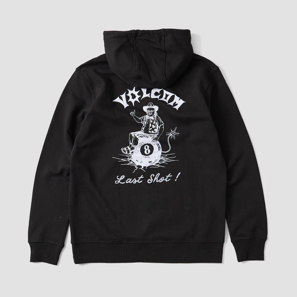 Volcom Last Shot Pullover Hoodie Black - Image 2