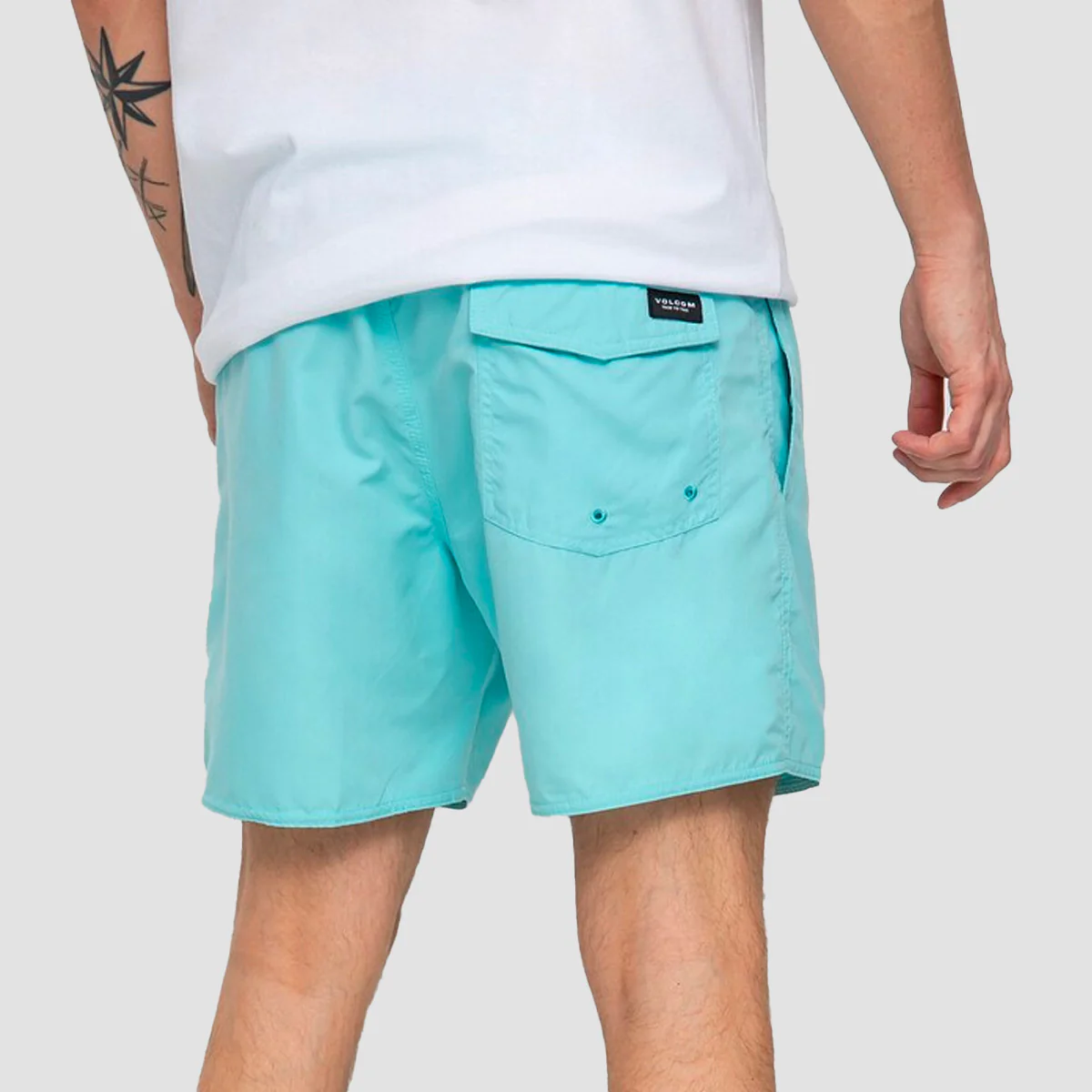 Volcom Lido Solid 16" Trunk Shorts Antigua Sand - Image 3