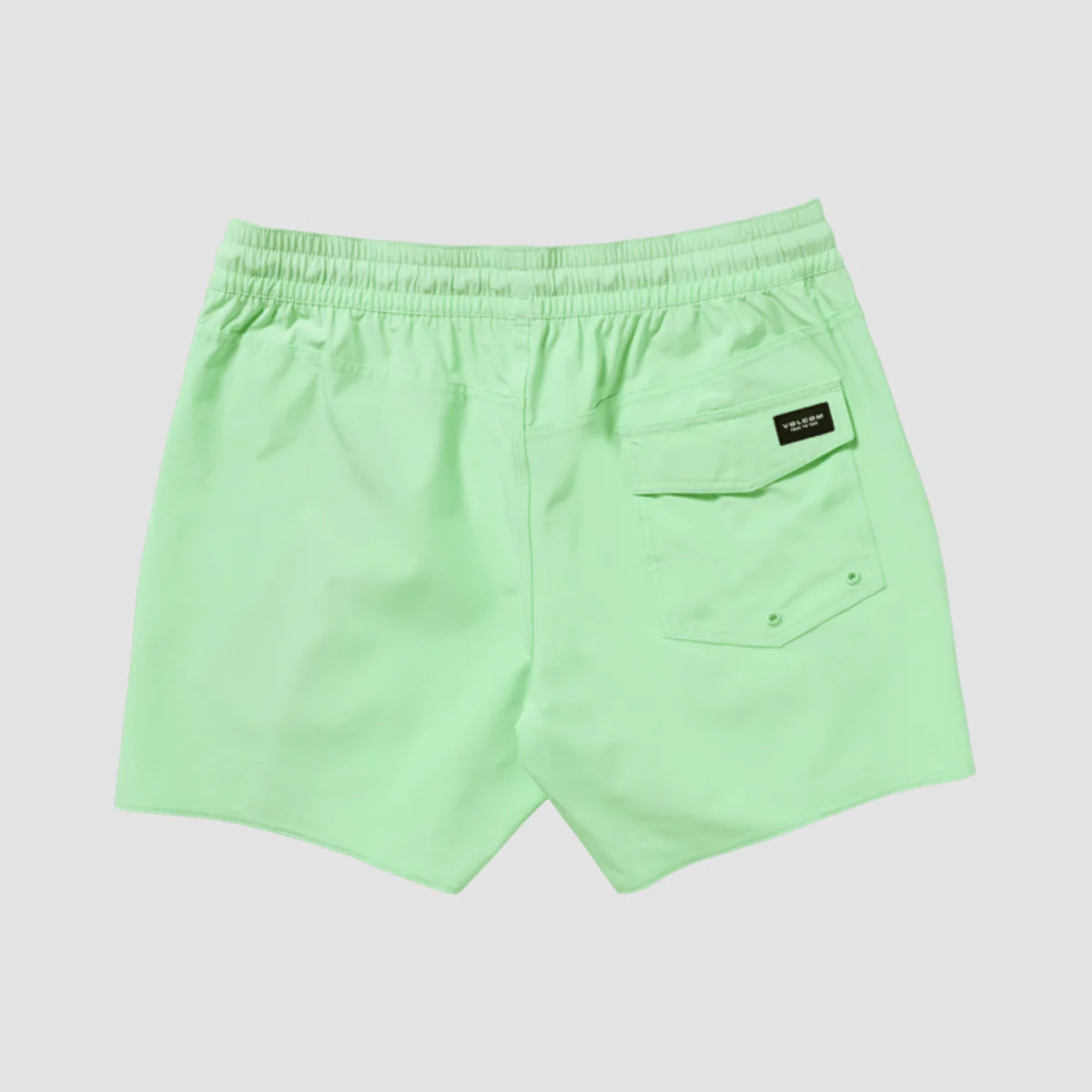 Volcom Lido Solid Trunk 16" Boardshorts Jade Cream - Image 4