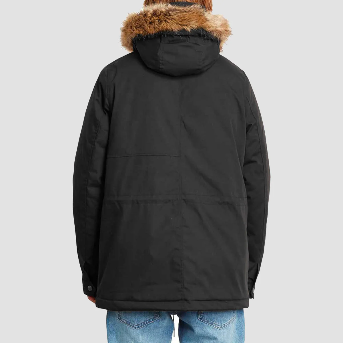 Volcom Lidward 5K Parka Jacket Black - Image 2