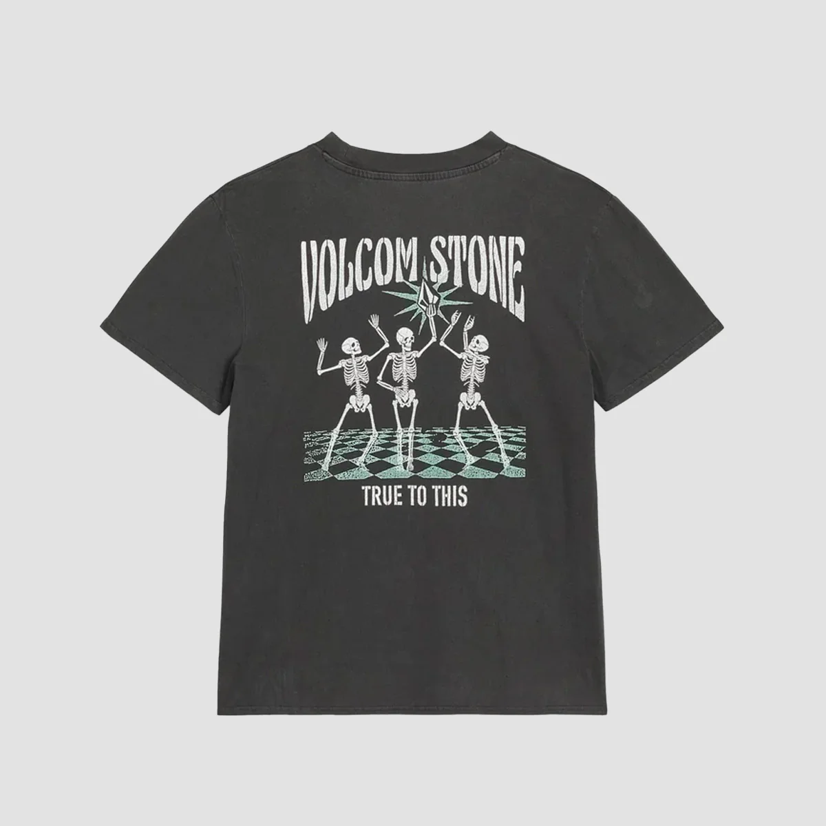 Volcom Lock It Up T-Shirt Vintage Black - Womens - Image 2